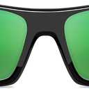 B.N.U.S Polarized Sunglasses for Men with Corning Glass Lens - Scratch-Resistant, Optical Clarity, Premium UV Protection