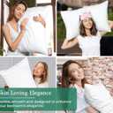 2 x Royale Linens Standard Pillowcase Set of 2 - Bed Pillow Cover - 20"x26" - White Pillowcases - 1800 Brushed Microfiber, Wrinkle & Fade Resistant - Soft & Cozy- Standard Size Pillow Case (STD, White)