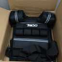 Adjustable Weighted Vest Men and Women 19lbs/ 30lbs/ 40lbs Weights with Reflective Stripe, Weight Vest Woman Workout Vest for Strength Training,Running & Walking (Black)