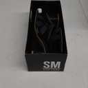 SM New York Jordan NIB Strappy Black Brown Heeled Sandals Open Toe Block Heel Womens, 6,5 Size