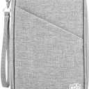 TOPBAG Passport Holder Family, Women Rfid Blocking Passport Wallet, Travel Document Organizer for Premium Wallets, Waterproof Passport Holders Bag for Women & Men Traveling, Credit Cards Case