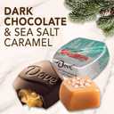 DOVE PROMISES Dark Chocolate & Sea Salt Caramels & Salted Caramel Candy Christmas Bag, 7.94 oz, BBD 09/2026