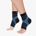 Copper Fit ICE Plantar Fascia Compression Foot and Ankle Sleeve Infused with Menthol, 1 Pair