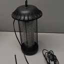 Buzbug LED Bug Zapper Indoor Outdoor, 10 Years Lifespan, 6.5ft Power Cord, IPX4 Waterproof, High-Voltage, Mosquito Zapper, Fly Trap Mosquito Trap, Fly Killer Fly Zapper -MO008C (New Black)
