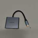 USB C to Dual HDMI Adapter 4K@30Hz, KOZYC USB C Hub Multiport Adapter with 2xHDMI, USB 3.0, 100W PD, Support USB C to HDMI Splitter Extended Display for MacBook Pro (MST is not Supported on MacOS)