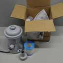 Filter Pump for Above Ground Pools, 330 GPH Filter for Inflatbale Pool, Flow Rate Pool Filter for Inflatable Swimming Pool Crystal Clear Filter Pump with 2 Filter Cartridges