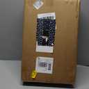 Stackable Storage Bins, Plastic Collapsible Storage Bins with Lid and Wheels, Folding Closet Organizer Clear Doors, Foldable Cabinet Storage Boxes for Home, Pantry, Office, Set of 1 Section