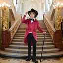 Steampunk Coat Tailcoat,Medieval Clothing Costume,Halloween Renaissance Vampire Costumes