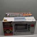 BLACK+DECKER 4-Slice Toaster Oven, Even Toast Technology, Fits a 9" Pizza, Black