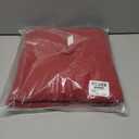 SUUKSESS Women Ribbed Lounge Sets Long Sleeve Pajama Two Piece Sets with Pockets (Red, XL)