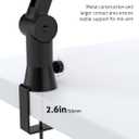 SUNMON HyperX QuadCast Boom Arm - Upgraded Heavy Duty Mic Arm with HyperX QuadCast Pop Filter, 360 Rotatable Microphone Arm for QuadCast S