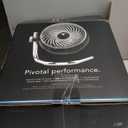 Vornado Pivot3 Compact Air Circulator Fan with Pivoting Axis, 3 Speed Settings, Removable Grill for Cleaning, Perfect for Home, Office, Dorm Use, Black