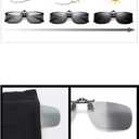 PLOPLO Photochromic Polarized Sunglasses Clip Men