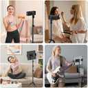 XXZU 72in Tablet Floor Stand Tripod,Tablet Stand Floor with 360 Ball Head,Height Adjustable Floor Stand Holder with Case,Tall Tripod for Phone/Music/Stream/Recording and All 4.7-13 Devices