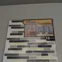 LONGKING 10-Sheet Self-Adhesive Peel and Stick Backsplash for Kitchen, Vinyl Decorative Tiles (Black/Gray)