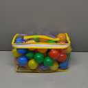 Ball Pit Balls Phthalate Free BPA Free Crush Proof Plastic - 7 Bright Colors in Reusable Play Toys for Kids with Storage Bag