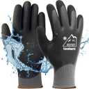OriStout Winter Work Gloves for Men and Women, Touchscreen, Waterproof Gloves for Working in Freezer, Fishing and Gardening, Thermal Insulated, Super Grip, Grey, Large (Large (Pack of 1))