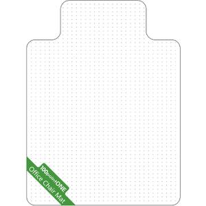 Office Chair Mat for Carpet - Clear Thick Desk Chair Mat for Carpet Plastic Floor Mats for Rolling Work and Gaming Chairs with Studs for Low Pile, Flat and No Carpeted Floors (36" X 48" with Lip)
