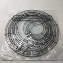 5 Pieces Christmas Metal Wreath Frame Ring Round DIY Macrame Floral Crafts Wire Wreath Form Christmas Decoration Door Craft (Deep Green, 12 Inch, 8 Inch)