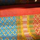 Natural River Grass Handcrafted Pooja Aasan Mat, 18x18 Inch, Multicolor, for Meditation, Prayer and Sitting (Pack of 2)