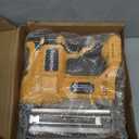 Cordless 2" Brad Nailer Compatible with Dewalt 20V Battery (No Battery), 2-in-1 Electric Nail Gun/Staple Gun, 18 Gauge Nail Gun Battery Powered with 1000 Nails for Wood Carpentry