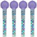 2 x Colorful Chocolate Candy Cane - 4 Canes of Candy for Party Favors, Gifts, Buffets, Everyday Snacking, and Seasonal Treats for Kids and Adults (4-Wands) (EXP 01/01/26)