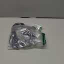 OYOANGLE Women's Micro Thong Bikini Set Halter String Swimsuits Tie Side High Cut Bathing Suits (Medium, Black)