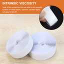 2rolls/Set Free Cut Self Adhesive Waterproof Hook and Loop, Tape Home Heavy Duty,Teacher Supplies for Handmade Craft Art and Couch(White)