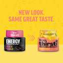 Ninja Thirsti Flavored Water Drops, FRUITI CHILL+ Peach Mango, Bold Fruit Flavor with Caffeine,Sparkling or Still, Zero Calories, Zero Sugar, Makes 17, 12oz drinks, 3 Pack, WCFPCMGAM