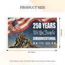 USA 250th Anniversary Flag We The People 3x5 Ft Flag 250 Year American Anniversary Double Sided Flags Independence Day 4th of July Patriot Banner for Garden Party House Outdoor Decorations