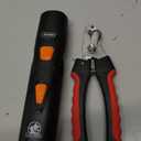 Whisper Quiet Dog Nail Grinder with 4 LED Lights, Safe & Stress-Free for Sensitive Dogs, Cats of All Breeds & Sizes, 3 Grinding Bits, 3-Speed, Pet Nail Trimmers, Rechargeable Painless Grooming Kit (Black)