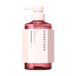 HONEYQUE Rich Gloss Honey + Collagen Shampoo 450ml/15.2 fl. oz | Moisturizing Shampoo for Damaged Hair | Hydrate & Shine with Organic Manuka Honey & Triple Collagen | Japanese Salon-Quality Hair Care
