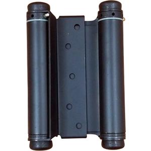 Hinge Outlet Adjustable Double Action Spring Hinge, Saloon, Swinging or Cafe Door Hinges - Highly Rust-Resistant, Self-Closing, Dual-Swing (5 Inch, Oil Rubbed Bronze)