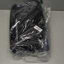 hicorfe Front Door Mat Outside Entrance,32"x40" Absorbent Muddy Dirt Resist Welcome Door Mats Outdoor Indoor,Stain and Fade Resistant,Non Slip Backing Entry Mat Doormat for Entryway(Black)