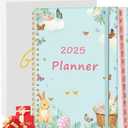 2 x 2026 Planner for Women - Weekly and Monthly Planner 2025-2026, Use Now Through Aug 2026, Daily Academic Calendar Planner Book, with Inner Pocket Gift Box, Perfect for Office Home School- A5 (6.1" x 8.3") (Green)