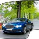 Driver Left Side Mirror Replacement Glass Fits for 2003-2006 Chevrolet Silverado Suburban Tahoe for GMC Sierra Yukon Heated Mirror Glass with Signal Light 128-04034L, 56318, 88944391