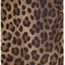 Leopard Print Yoga Mat Non Slip Natural Rubber Fitness Exercise Mat for Home Workout Gym Stretching Pilates Mats with Carrying Bag 71" x 26"