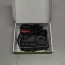 Bluetooth 5.3 Transmitter Receiver for 2 Headphones 3-in-1 Audio Adapter with Bypass Low Latency LCD Display ON/OFF Switch Volume Control Optical AUX RCA for Headphone Speaker TV Home Stereo (Black Grey)