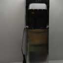 Brio Bottom Loading Water Cooler Dispenser for 5 Gallon Bottles - 3 Temperatures with Hot, Room & Cold Spouts, Child Safety Lock, LED Display with Empty Bottle Alert, Stainless Steel