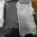 STORICANS Can Organizer For Pantry, Adjustable Height And Width Canned Goods Organizer, Soup Can Rollers Organizer Holds Up to 48 Cans for Kitchen Cabinet or Refrigerator (CLear 4 Tier)