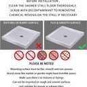 Yimobra Shower Mat 21x21 Inch Square, Non Slip Bathtub Mat with Large Suction Cups&Drain Holes, Soft Fast Dry Shower Stall Mats for Inside Shower, Machine Washable BPA-Free, Bath Essentials, Black