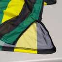 XZLUFNY Womens Colorful Stripe Fishnet Beach Dress Bikinis Swimwear Cover Ups (XXL)