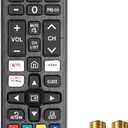 BN59-01315J New Replaced Remote Control for Samsung Smart TV UN50TU7000F UN55TU7000F UN58TU7000F UN58TU700DF UN65TU7000F UN43TU7000F UN65TU700DF with Netflix PrimeVideo Keys (with Batteries)