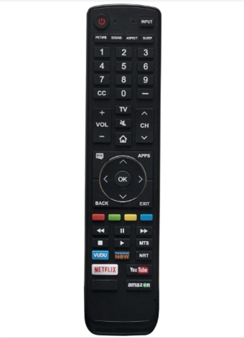 New EN3139S Replace Remote Control Compatible with Sharp Hisense TV LC-55N7002U 43H6E 43H6E