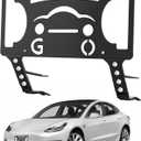 Model 3 Front License Plate Holder Fit for Tesla Model 3 2024 Accessories No Drill License Plate Bracket Kit No Adhesives License Plate Frame Front License Plate Mount for Tesla Model 3 Accessories