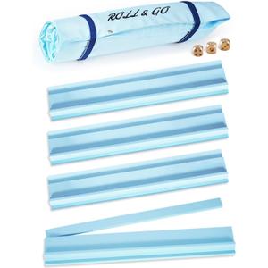 FUYIHGL Wooden Mahjong Racks and Pushers Set of 4 - Mah Jong  Rack with Pushers Storage Kit with Carrying Bag - Mah Jong Accessories and Gifts for Game Night Party Club Travel