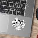 2 x (3PCS) Happy Retirement Sticker, Funny Retired Stickers - Waterproof Vinyl Decals for Laptop, Tumbler, Water Bottle, Scrapbook, Gift for Grandpa, Grandma Size 3" x 2.6 "