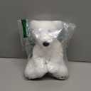 Apricot Lamb Toys Plush White Polar Bear Stuffed Animal Soft Cuddly Perfect for Child White Polar Bear 8 Inches