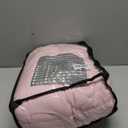 yescool Weighted Blanket for Adults (17 lbs, 48" x 72", Pink Grey) Cooling Heavy Blanket for Sleeping Perfect for 190-210 lbs, Twin Size Breathable Blanket with Premium Glass Bead, Machine Washable