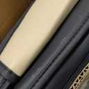 Elantrip Car Seat Cover Full Set Leather Car Seat Protector Universal fit for Most Cars SUVs and Trucks Water Proof Front and Rear Seat Protector Black